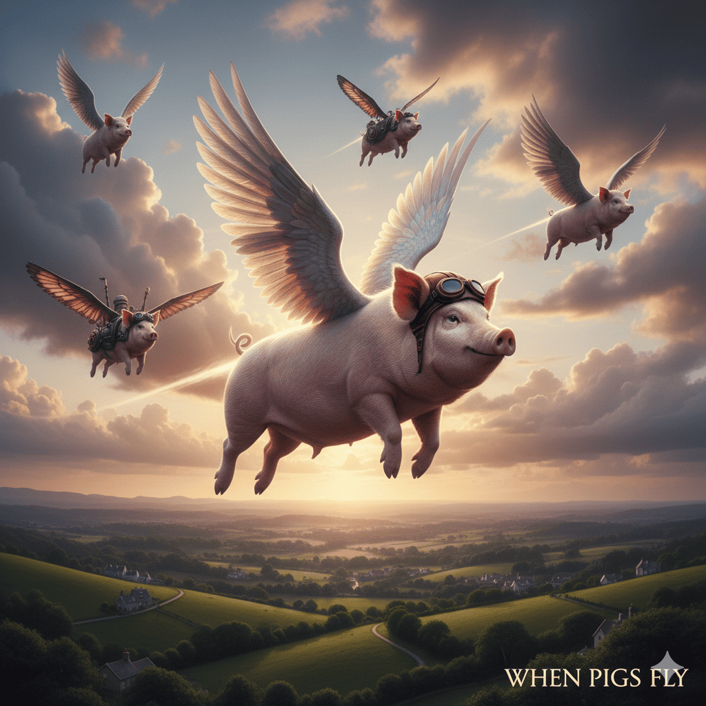 Pigs fly
